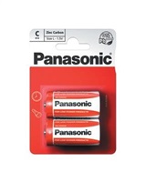 PANASONIC Zinkouhlíkové baterie Red Zinc R14RZ/2BP EU C 1,5V (Blistr 2ks)