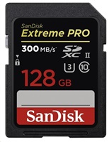 SanDisk SDXC karta 128GB Extreme Pro (300MB/s UHS-II)