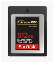 SanDisk Compact Flash 512GB Express Extreme Pro (R:1700/W:1400 MB/s)