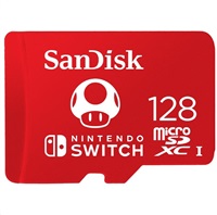 SanDisk MicroSDXC karta 256GB for Nintendo Switch (R:100/W:90 MB/s, UHS-I, V30,U3, C10, A1) licensed Product,Super Mario