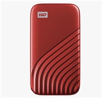 SanDisk WD My Passport SSD externí 2TB , USB-C 3.2 ,1050/1000MB/s R/W PC &amp; Mac ,Red