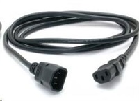 PremiumCord Prodlužovací kabel - síť 230V, IEC 320 C13 - C14, 2 m