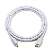GEMBIRD Kabel HDMI-HDMI 1,8m, 1.4, M/M stíněný, zlacené kontakty, bílý