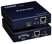 PremiumCord HDMI HDBaseT 4K extender na 100m, over IP, jeden vysílač na více přijímačů