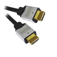 PremiumCord kabel HDMI M/M, zlac.a kovové HQ, 10m