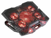 EVOLVEO Ania 5R, chladicí podstavec pro notebook, červené podsvícení