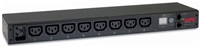 APC Rack PDU, Metered, 1U, 16A, 208/230V, (8)C13, IEC-320 C20 2.5m