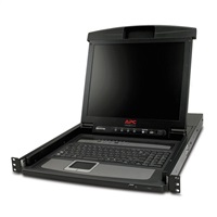 APC 17" Rack LCD Console with Integrated 16 Port Analog KVM Switch