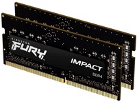 Kingston FURY Impact/SO-DIMM DDR4/16GB/3200MHz/CL20/2x8GB/Black