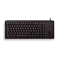 CHERRY klávesnice G84-4400, trackball, ultralehká, USB, EU, černá