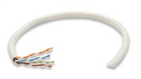 Intellinet UTP kabel, Cat5e drát, 305m box, 24AWG, materiál CCA, šedý
