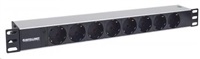 Intellinet 19" 1.5U Rackmount 8-Way Power Strip - German Type, rozvodný panel, 8x DE zásuvka, 1.6m kabel