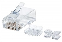 Intellinet konektor RJ45, Cat6A, UTP, 50µ, drát, 80 ks v nádobě