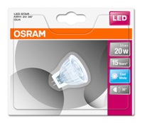 OSRAM LED STAR MR11 36° 2,5W 12V 840 GU4 184lm 4000K (CRI 80) 15000h A+ (Krabička 1ks)