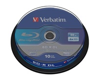 VERBATIM BD-R DL(10-pack)50GB/6x/spindle