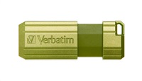 VERBATIM Flash Disk 16GB Store 'n' Go PinStripe, eukalyptově zelená