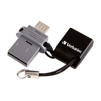 VERBATIM Dual USB Drive 16 GB - OTG/USB 2.0 for Smarphones &amp; Tablets