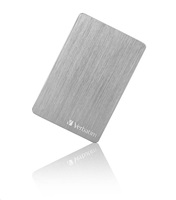 VERBATIM HDD 2.5" 2TB Store 'n' Go ALU Slim Portable Hard Drive USB 3.2, Silver