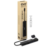 Club3D hub USB-C 3.2 Gen1 7in1 Hub HDMI 4K60Hz, 2x SD card, 2x USB-A, USB-C PD - nabíjení 100W, RJ45