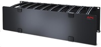 APC 3U Horizontal Cable Manager, 6" Fingers top and bottom