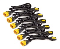 Power Cord Kit (6 ea), Locking, C13 to C14, 1.8m