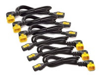 Power Cord Kit (6 ea),Locking,C13toC14 (90Dg),1.2m