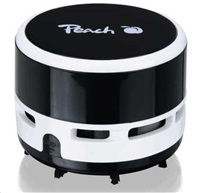 PEACH PA105 - mini stolní vysavač, AA, černý