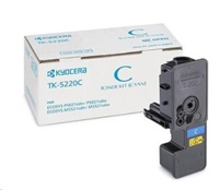 Kyocera toner TK-5220C na 1 200 A4 (při 5% pokrytí), pro M5521cdn/cdw, P5021cdn/cdw
