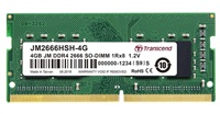 TRANSCEND SODIMM DDR4 4GB 2666MHz 1Rx8 512Mx8 CL19 1.2V