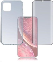 4smarts 360° Protection set (tvrzené sklo Full Frame černá + zadní kryt) pro Apple iPhone 12 mini