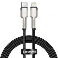 Baseus Cafule Series nabíjecí / datový kabel USB-C na Lightning PD 20W 2m, černá