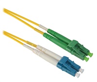 XtendLan duplexní patch kabel SM 9/125, OS2, LC(UPC)-LC(APC), LS0H, 1m