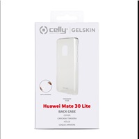 Celly zadní kryt Gelskin pro Huawei Mate 30 Lite, transparentní
