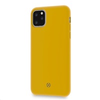 Celly zadní kryt Leaf pro iPhone 11 Pro Max, žlutá