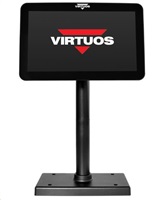 10,1" LCD barevný zákaznický monitor Virtuos SD1010R, USB, černý