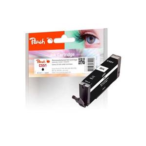 PEACH kompatibilní cartridge Canon CLI-551BK, black, 8,5 ml