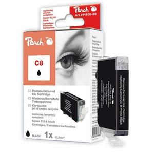 PEACH kompatibilní cartridge Canon CLI-8BK, Black, 13 ml