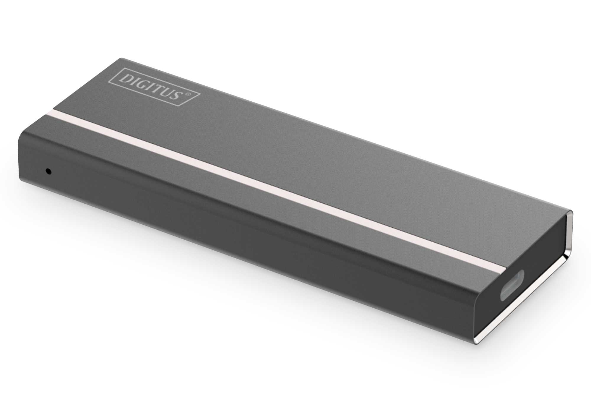 Digitus USB Type-C 3.1 Externí SSD skříň M.2 (NVMe) , hliníkové pouzdro, M-klíč nebo B + M-klíč