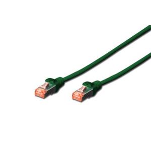 Digitus Patch Cable,S-FTP, CAT 6, AWG 27/7, LSOH, Měď, zelený 5m
