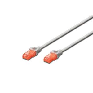 Digitus Patch Cable, CAT 6 UTP, AWG 26, měď, šedý 15m