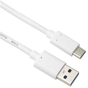 PremiumCord kabel USB-C - USB 3.0 A (USB 3.2 generation 2, 3A, 10Gbit/s)  3m bílá