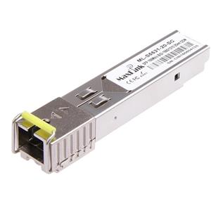 MaxLink 1.25G SFP optický modul, WDM(BiDi), SM, Tx 1550/Rx1310nm, 20km, 1x SC konektor, DDM, Cisco compatible