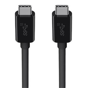 Belkin kabel Premium Kevlar USB-C to USB-C 3.1,100W, 1m, černý