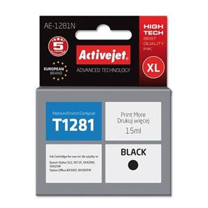 ActiveJet inkoust Epson T1281 Black S22/SX125/SX425    new     AE-1281