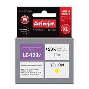 ActiveJet inkoust Brother LC-123 / LC-125 Yellow, 10 ml, AB-123YN