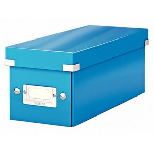 LEITZ Krabice na DVD  Click&amp;Store, modrá