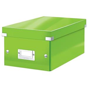 LEITZ Krabice na DVD  Click&amp;Store, zelená