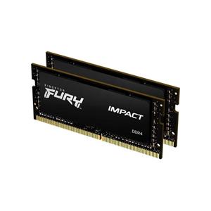 Kingston FURY Impact/SO-DIMM DDR4/16GB/2666MHz/CL15/2x8GB/Black