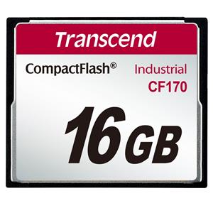 TRANSCEND Industrial Compact Flash Card CF170, 16GB, MLC