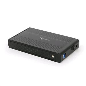 Externí box GEMBIRD pro 3.5" zařízení, USB 3.0, SATA, černý